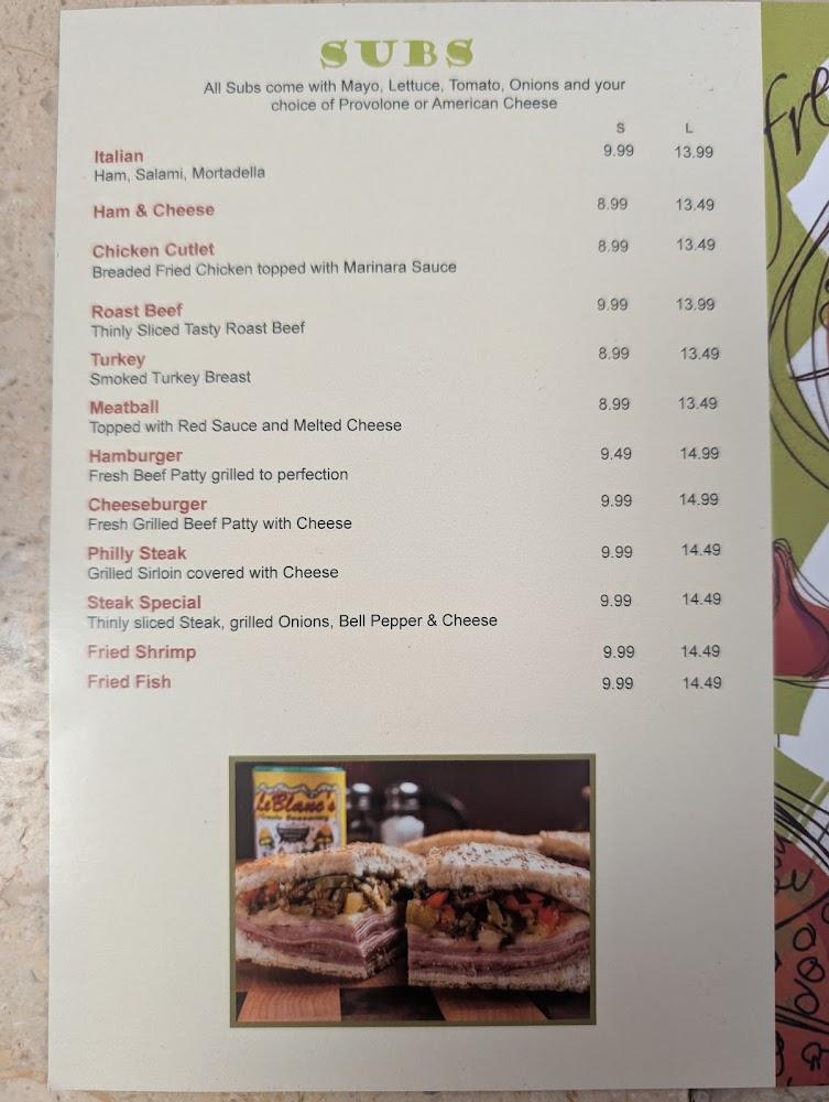 Nick's Pizza & Subs Menu image 1